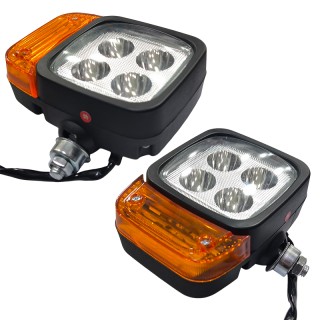 Диодни (LED) фарове с мигач, къси и дълги 12V 24V 2бр